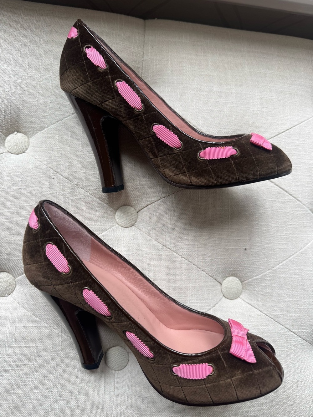 Marc Jacob's Bow Peep Heels 37.5 NIB